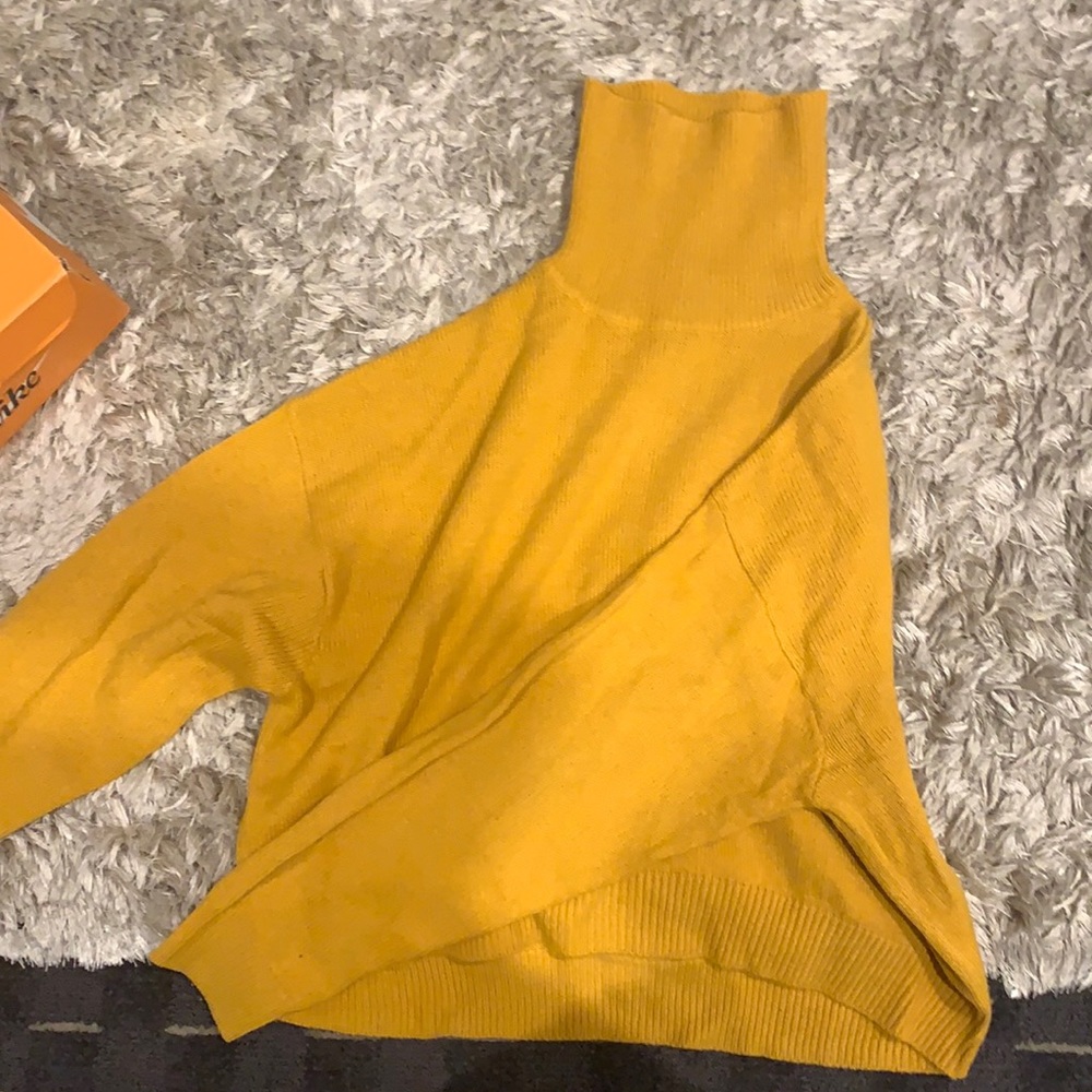 knit turtleneck sweater